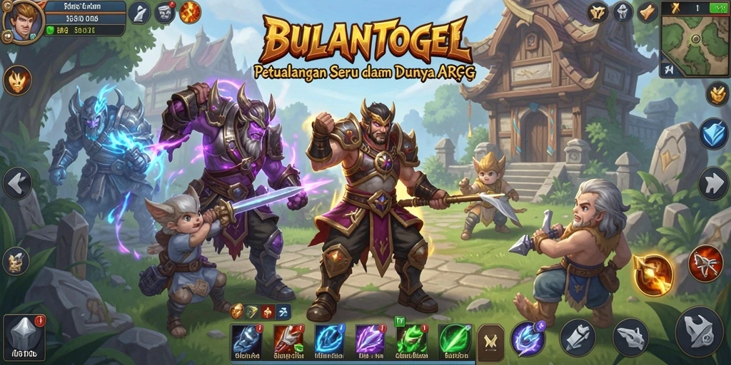 Screenshot gameplay ARPG BULANTOGEL yang menampilkan aksi epic.