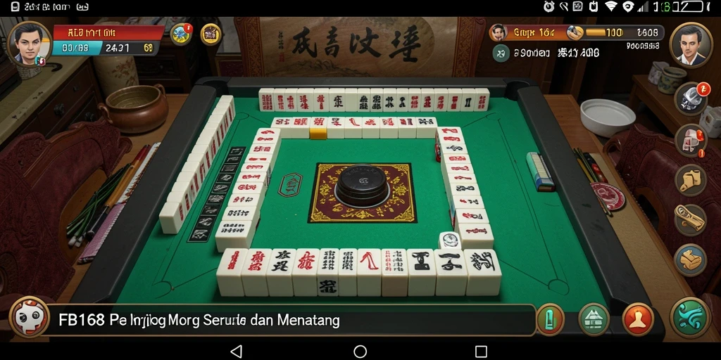 Gameplay seru Mahjong di FB168 dengan grafis menawan.