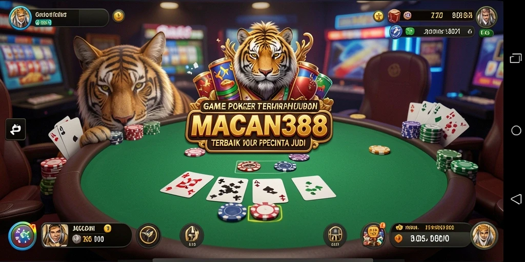 Screenshot gameplay poker yang menarik dan interaktif di MACAN388.