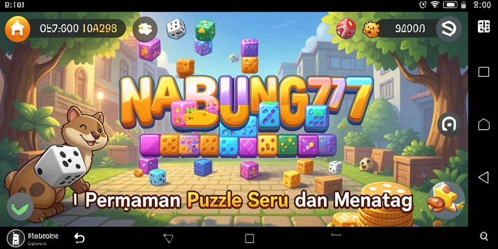 Screenshot dari gameplay NABUNG77 yang menunjukkan tantangan puzzle menarik.