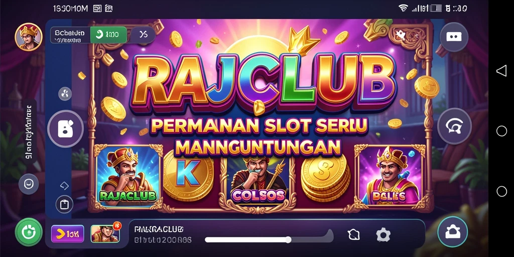 Tampilan gameplay Slot RAJACLUB yang memikat dan seru.